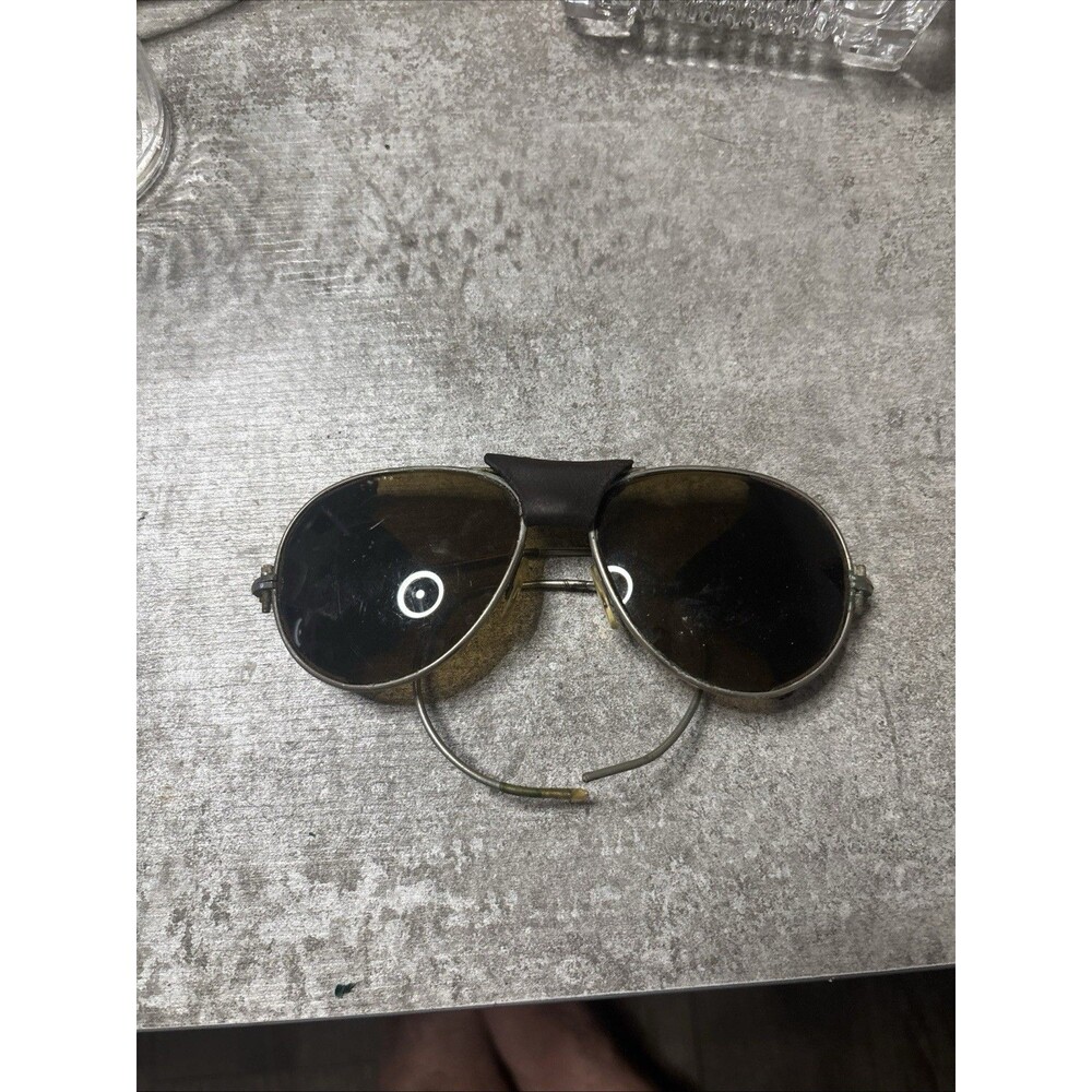 Vintage Julbo Sunglasses – Leather Side Shields – Made in France